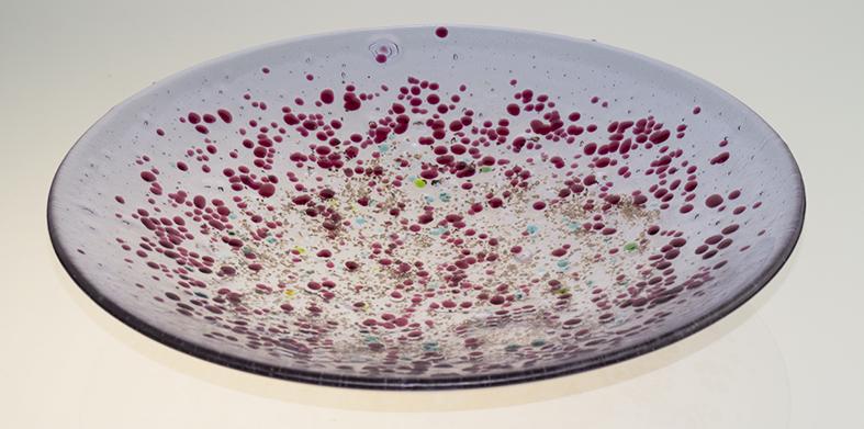 RUBIES AND GOLD SPLASH CENTRE PIECE