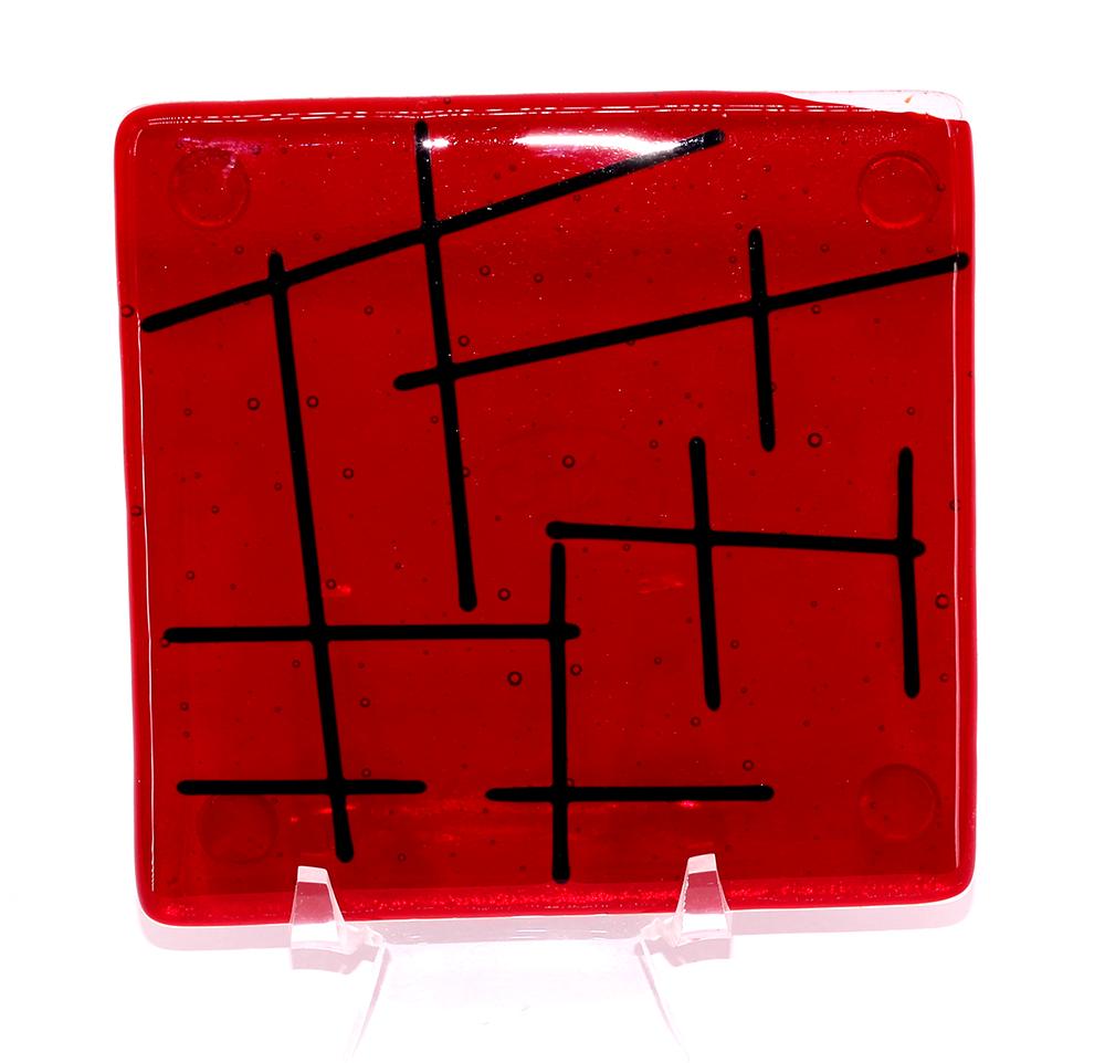 RED & BLACK COASTER CO109