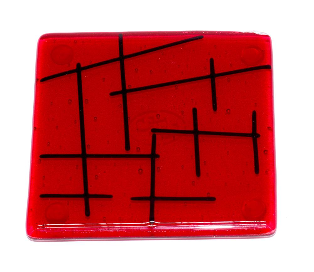 RED & BLACK COASTER CO109