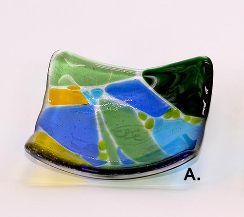 MULTI-COLOURED SEGMENTED DISH II