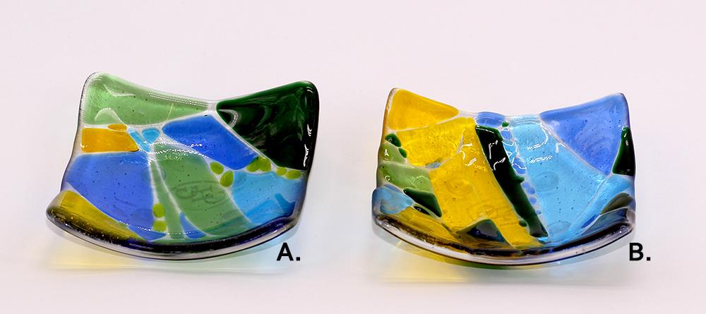 MULTI-COLOURED SEGMENTED DISH II