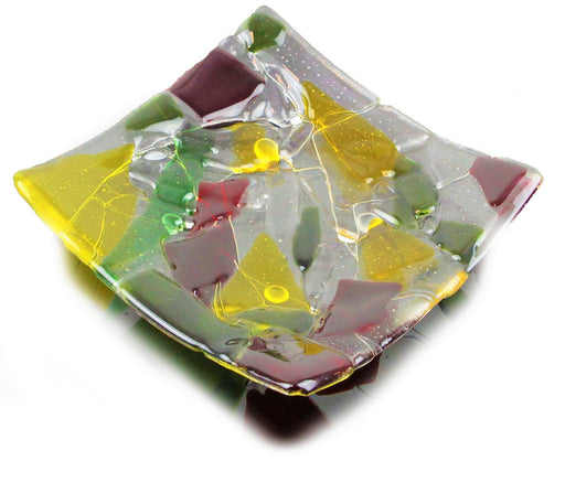 MULTI-COLOURED JIGSAW PLATTER