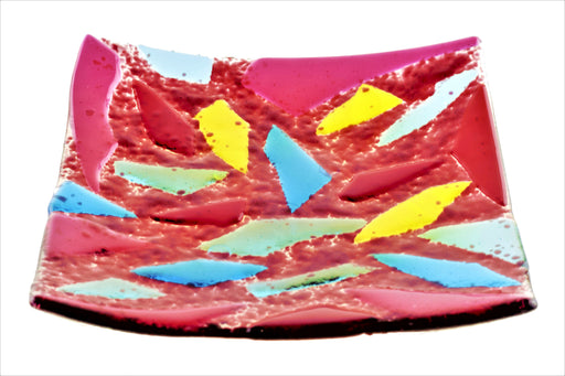 MULTI-COLOURED SEGMENTED DISH I