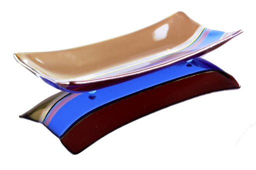 MULTI-STRIPED PANELED DISH DIM111