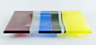 MULTI-COLOURED PANELLED DISH
