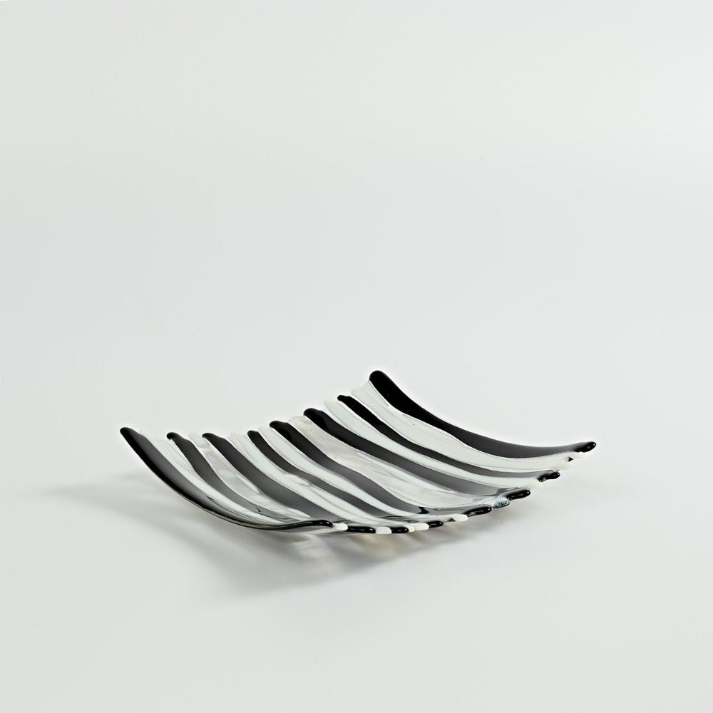 Monochrome ‘Stripe’ Square Platter