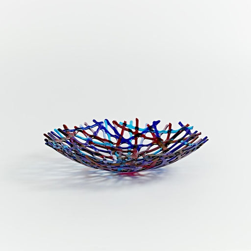 Wild Atlantic Way ‘Seaweed’ Round Bowl in Dark Blue