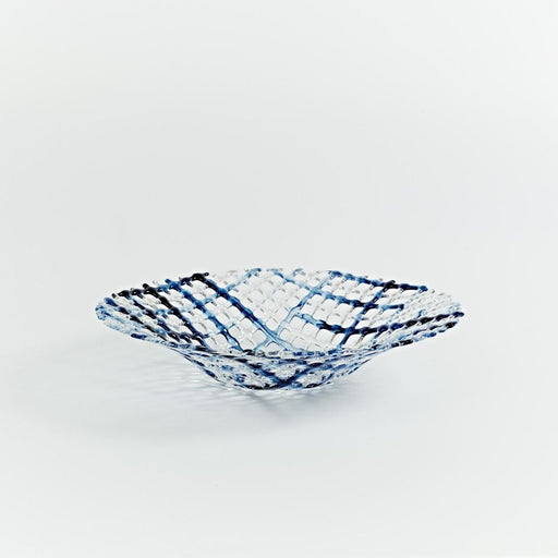 WBOL108  Irish Weave ‘Denim’ Round Flared Bowl