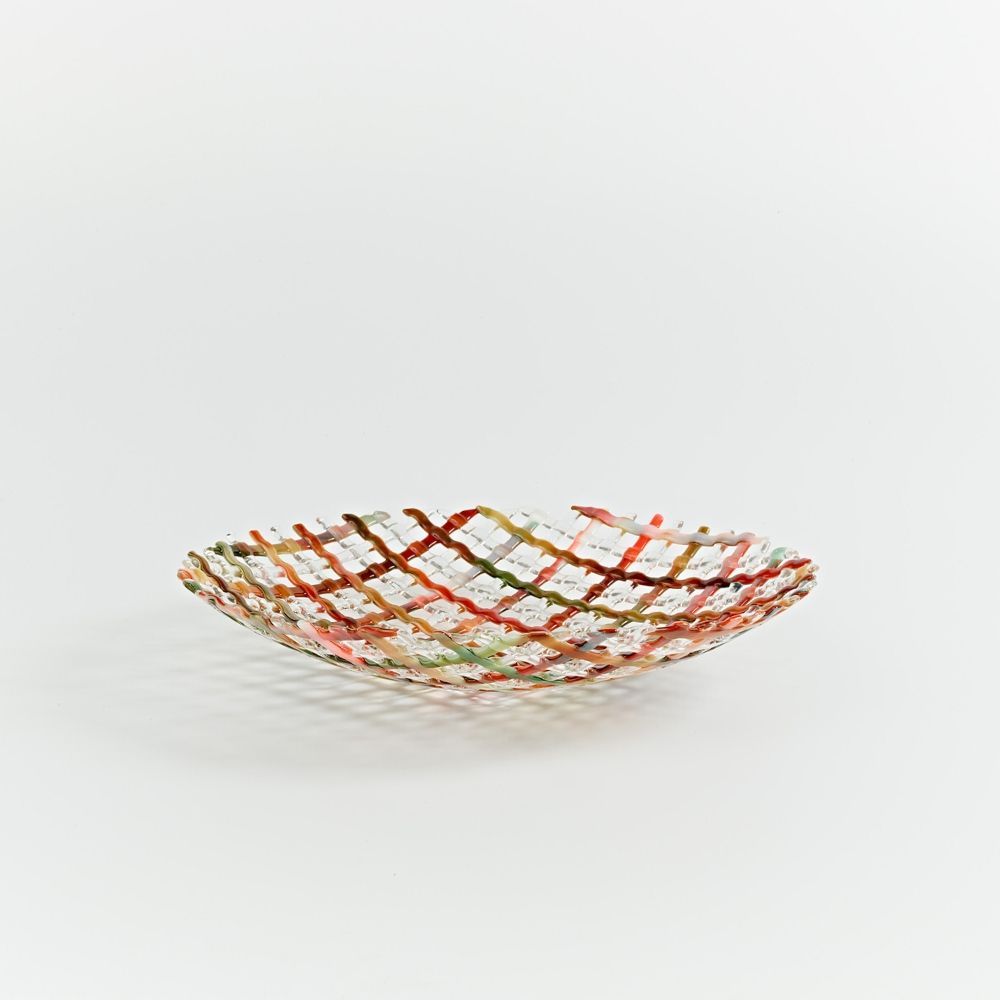 WBOL113   Irish Weave ‘Tweed’ Round Bowl