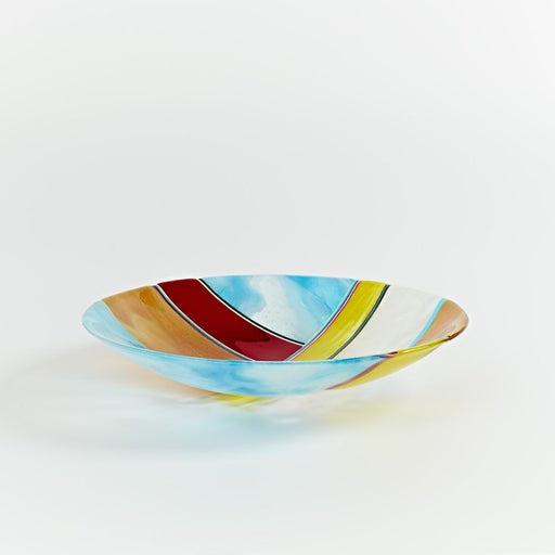 BOL152   'Chromagon'  Round Bowl in Light Blue