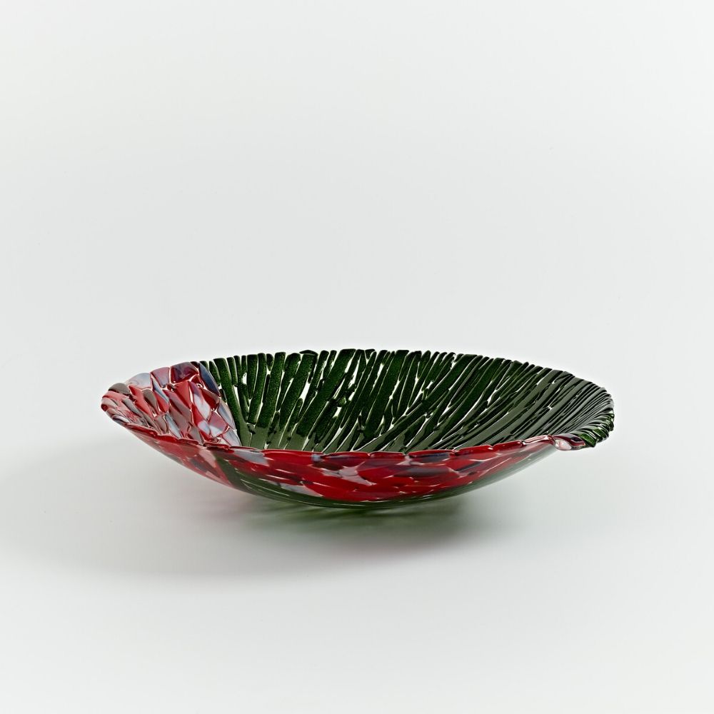 'Rain Forest' Round Leaf Bowl