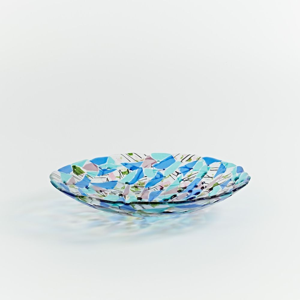 'Pastella'  Round Bowl in Blue