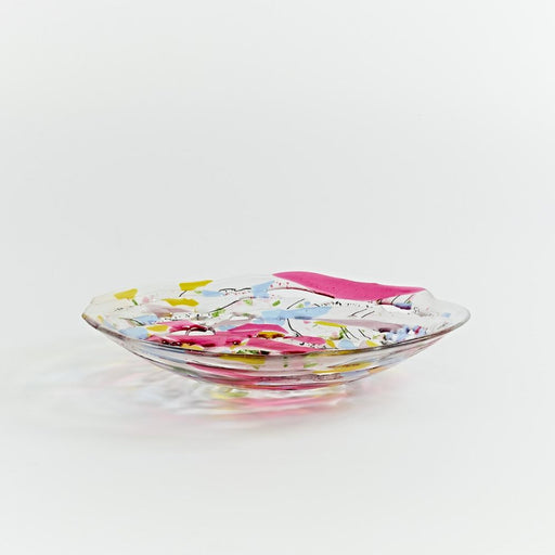 'Granny Gone Wild'  Round Bowl in Pink