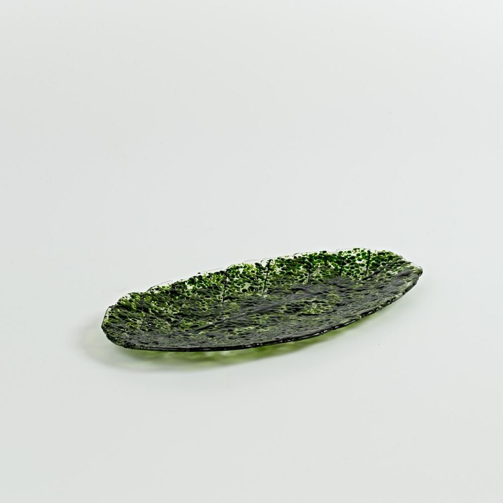 PLL121   Woodland ‘Moss’ Platter in Green