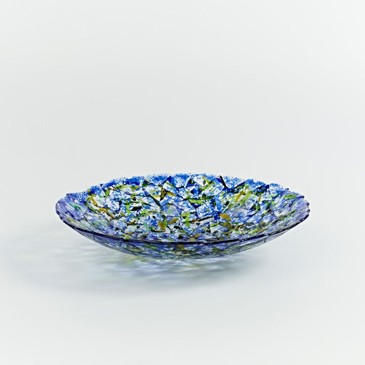 Code: BOL213   Woodland ‘Moss’ Round Bowl in Blue