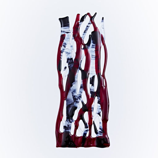 Crossed Paths - Burgundy, Black & Grey