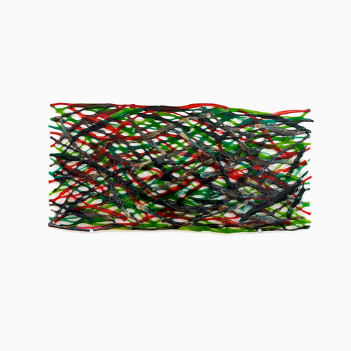 Reeds Among the Turf - Green, Red and Brown